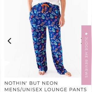 Kiki and Lulu bamboo adult pajama pants - neon basketball theme!